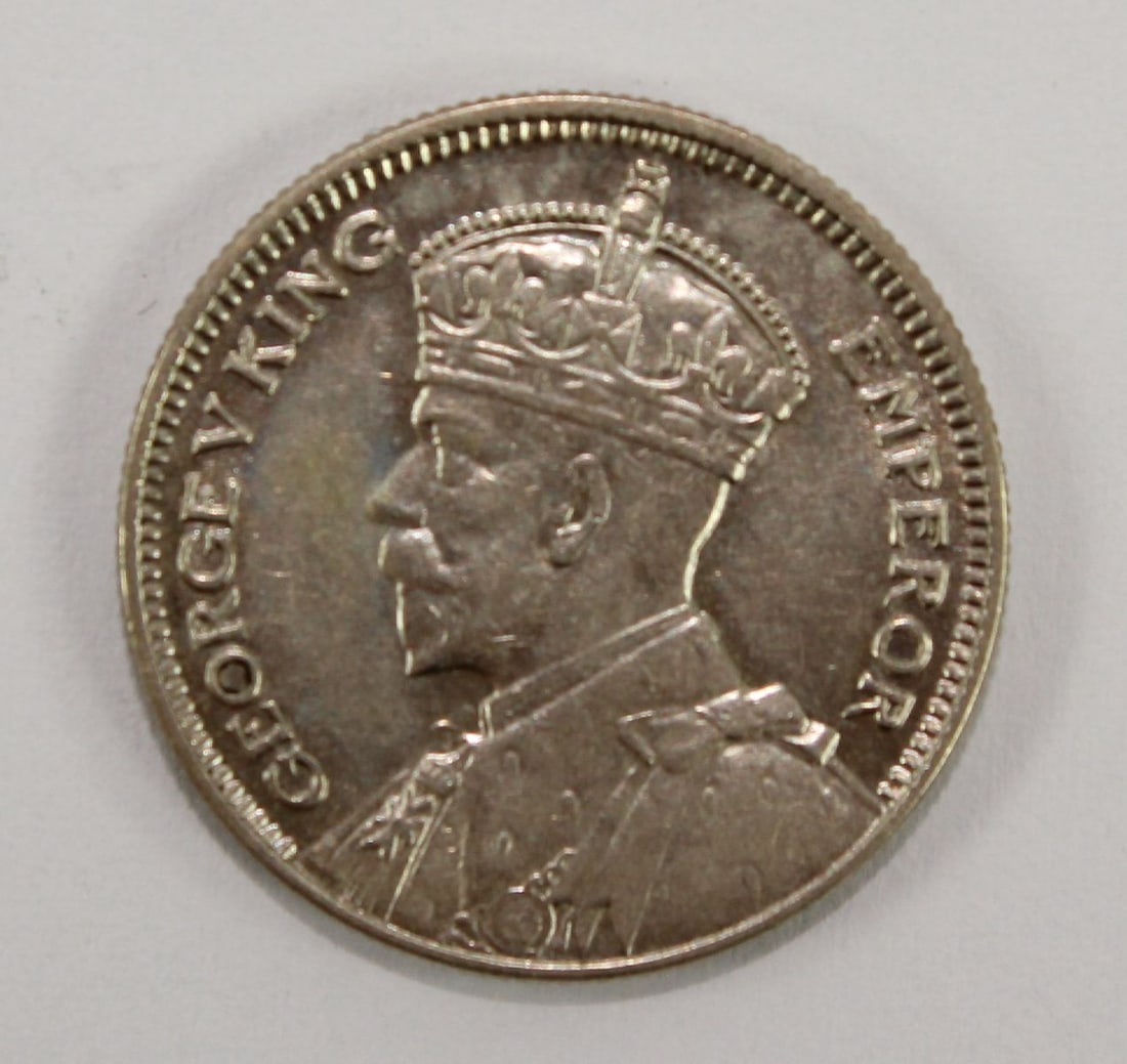 New Zealand 1934 Silver (500) Sixpence, virtually Uncirculated - 2