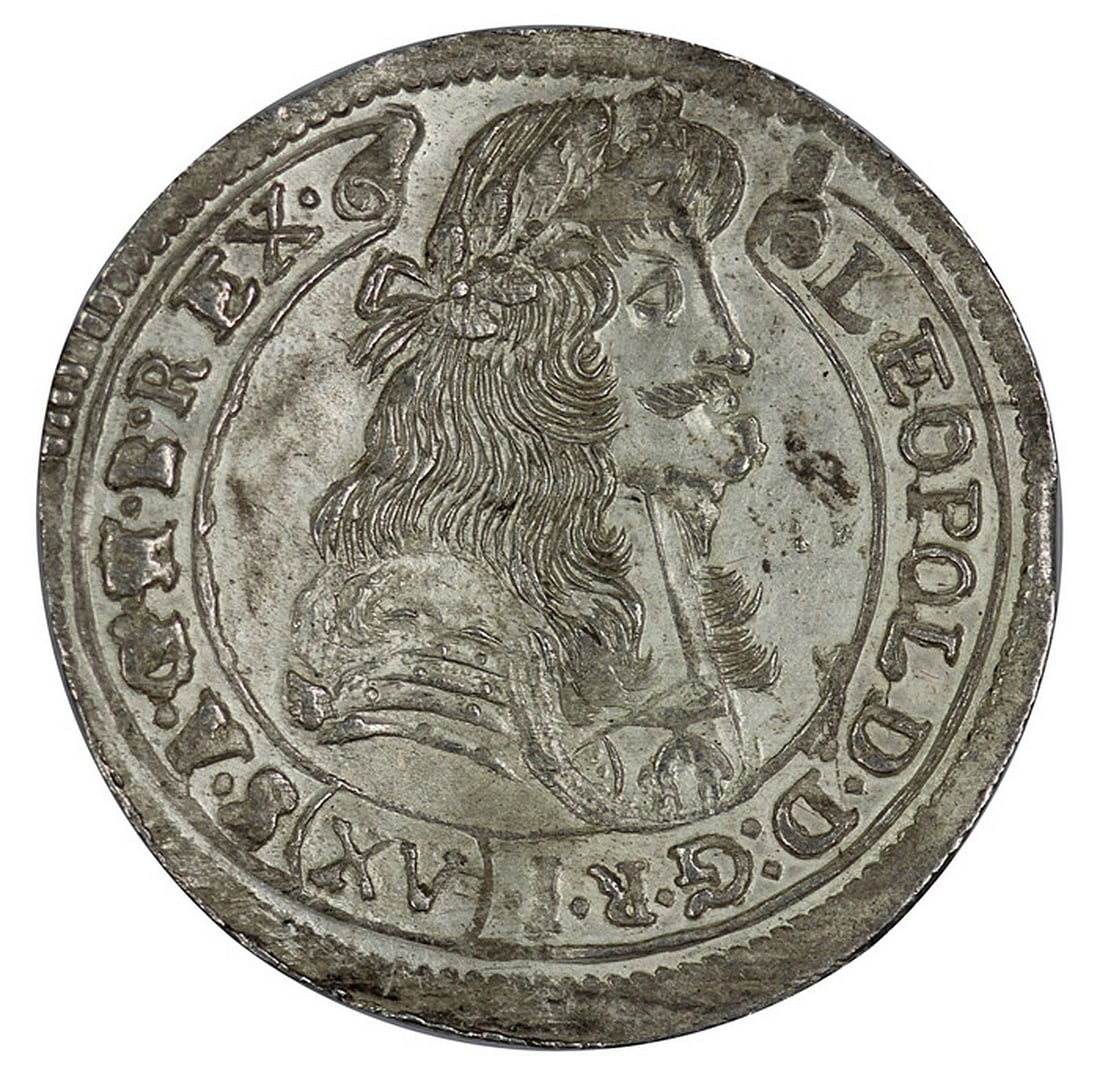 Hungary 1679 15 Krajczar, Uncirculated - 2