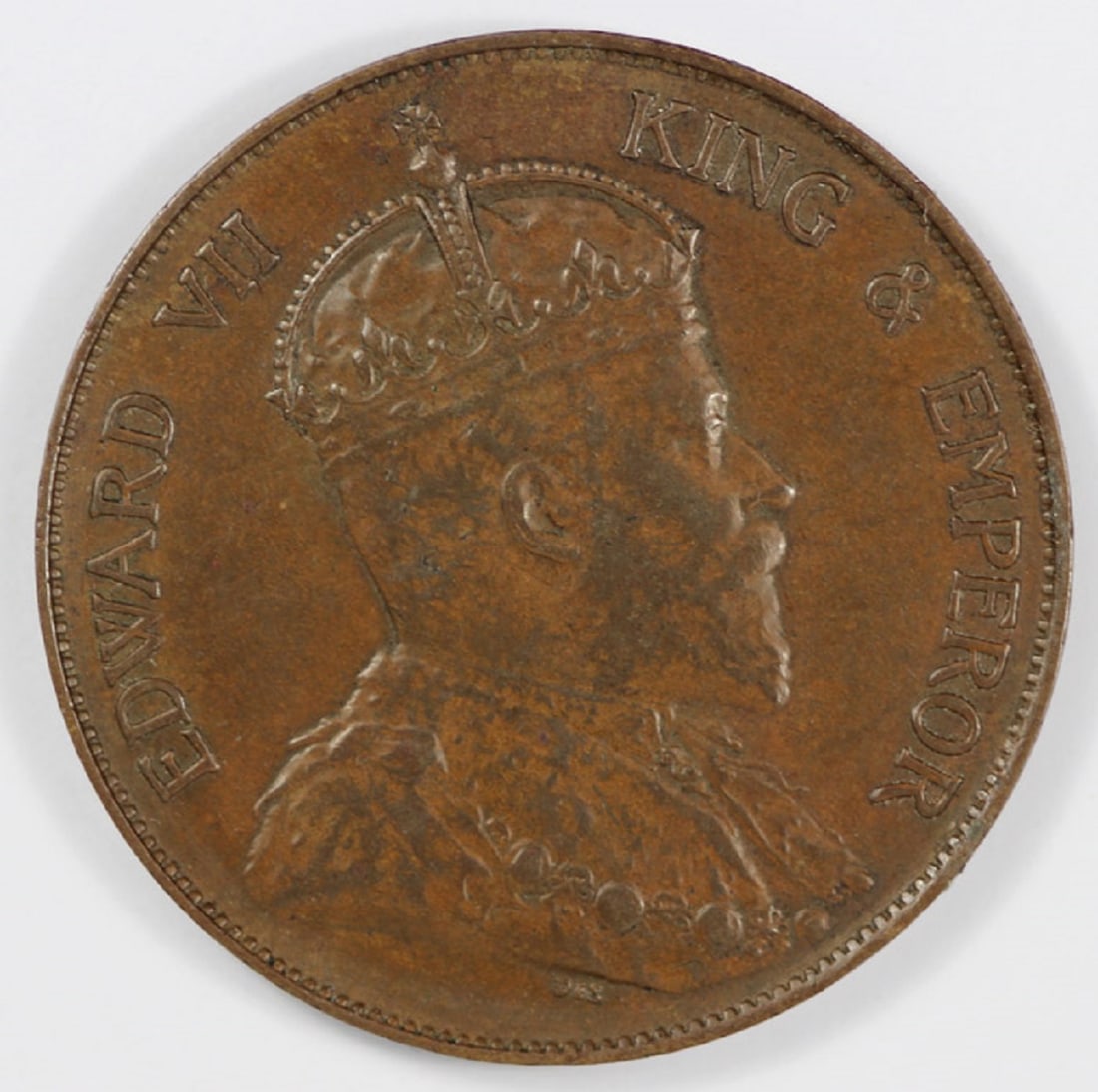 Hong Kong 1905 Cent, Brown Uncirculated - 2