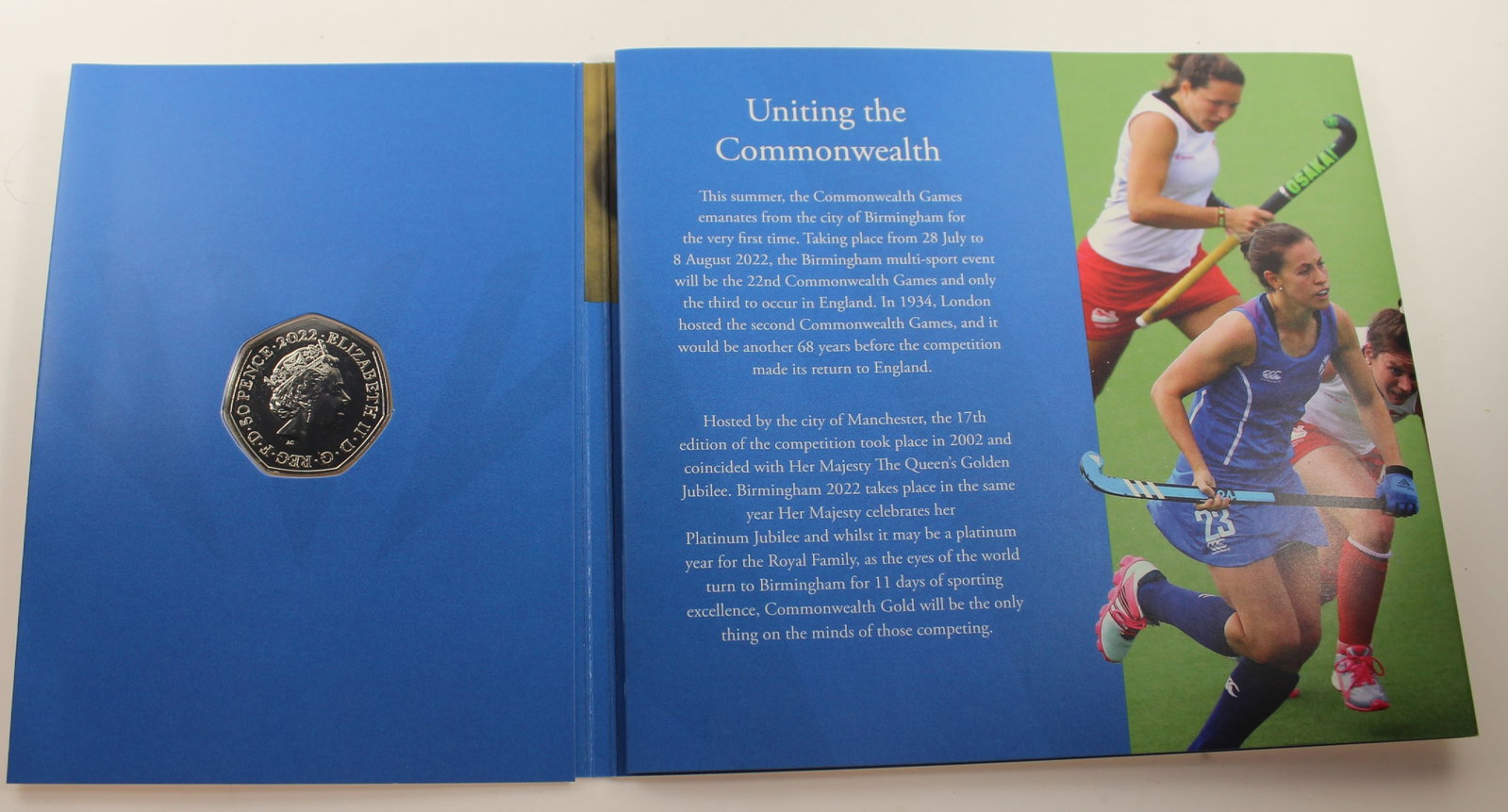 Great Britain 2022' 'Birmingham- Commonwealth Games' Cu-Ni 50p's, Uncirculated (Set of 4) - 3