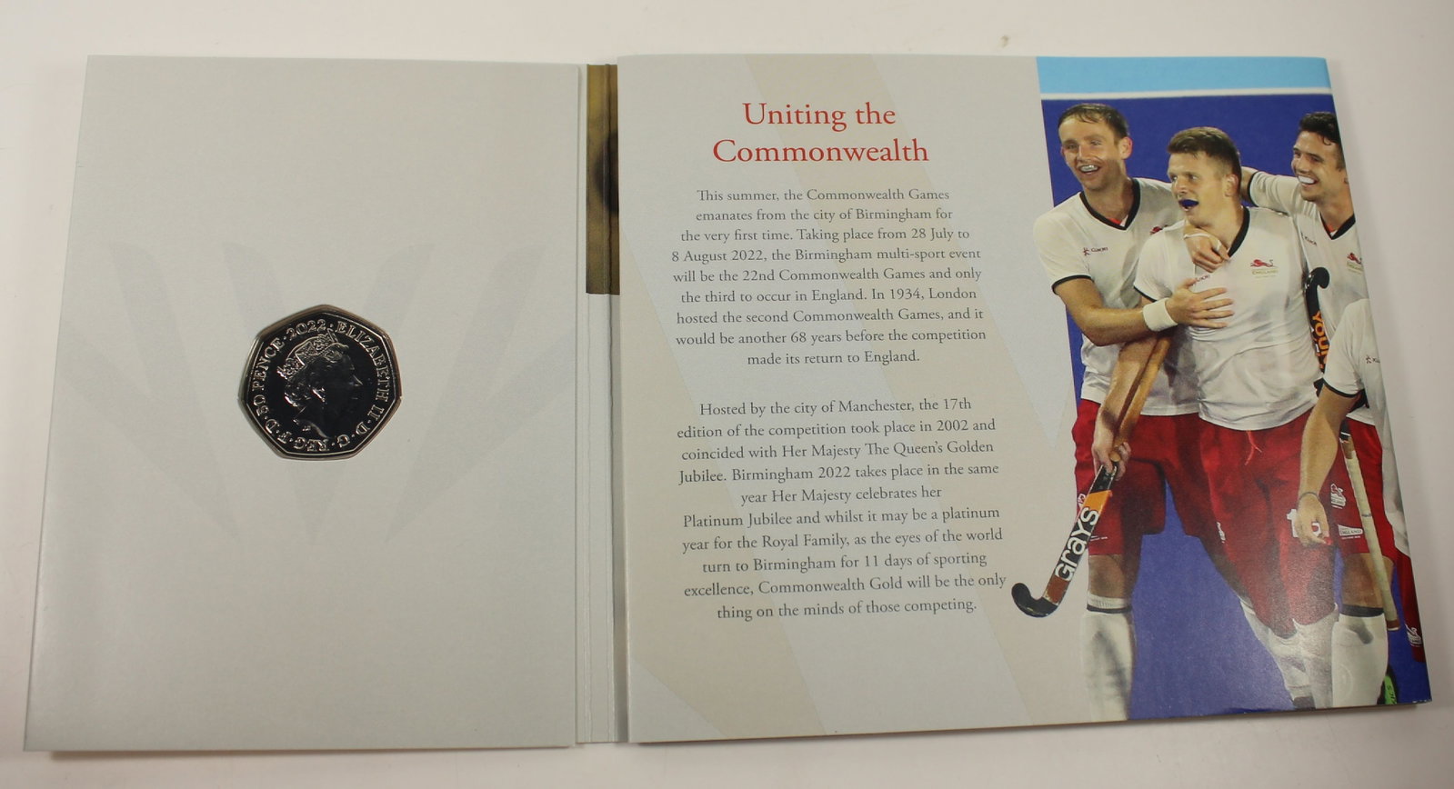 Great Britain 2022' 'Birmingham- Commonwealth Games' Cu-Ni 50p's, Uncirculated (Set of 4) - 5