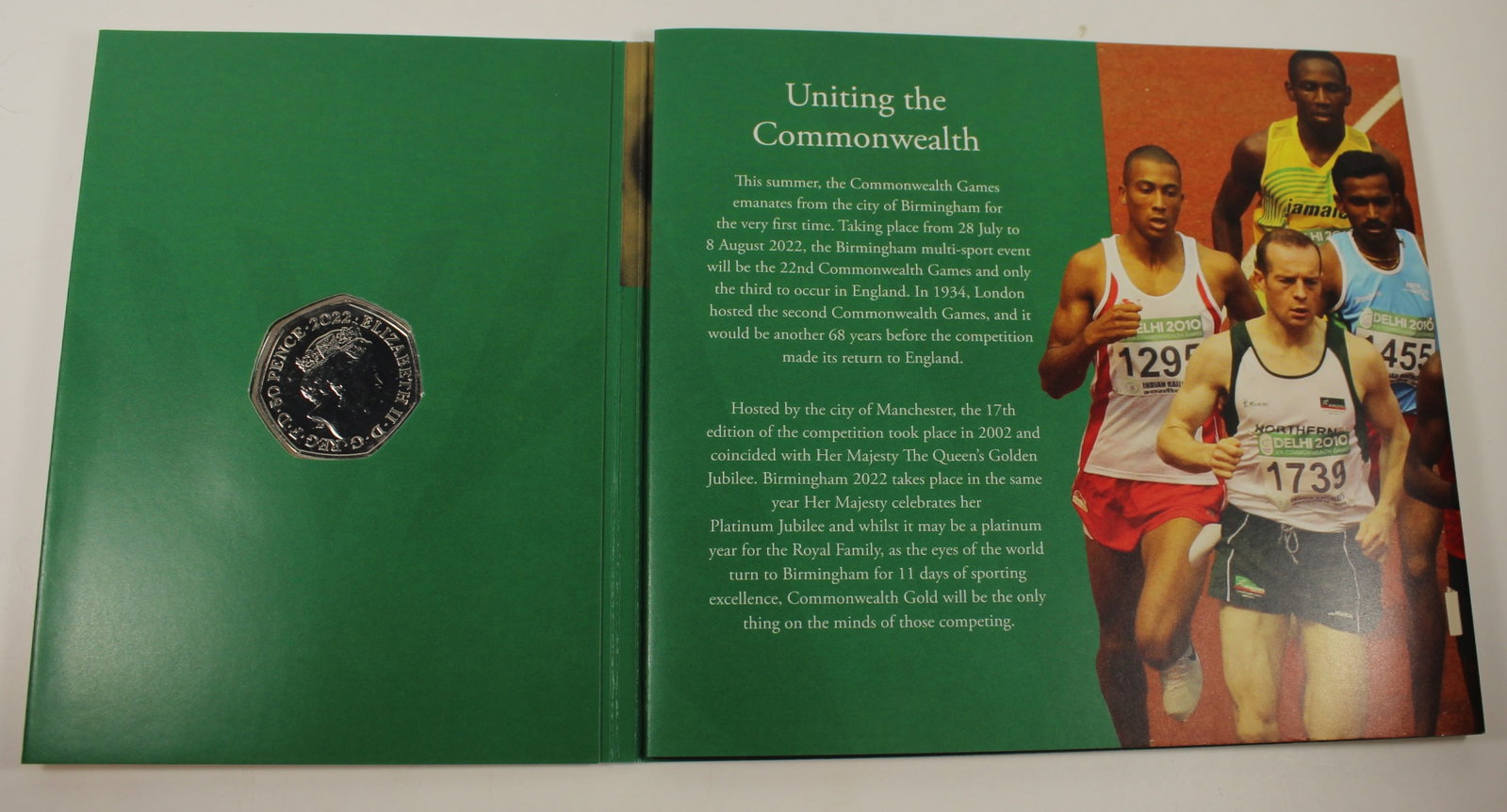 Great Britain 2022' 'Birmingham- Commonwealth Games' Cu-Ni 50p's, Uncirculated (Set of 4) - 7