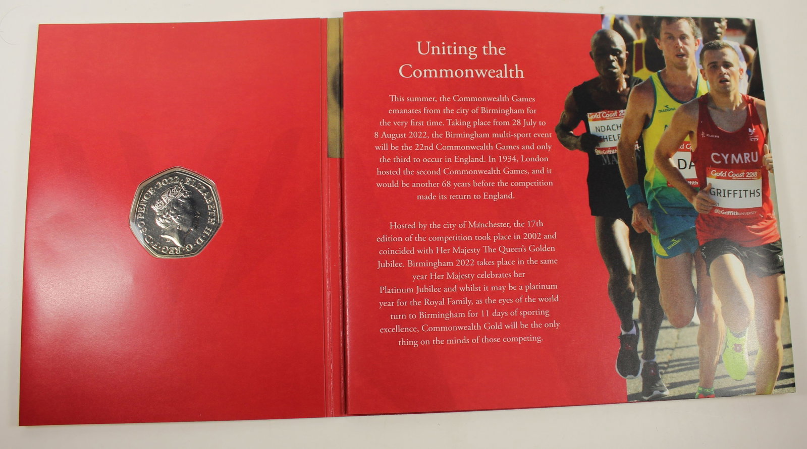 Great Britain 2022' 'Birmingham- Commonwealth Games' Cu-Ni 50p's, Uncirculated (Set of 4) - 9