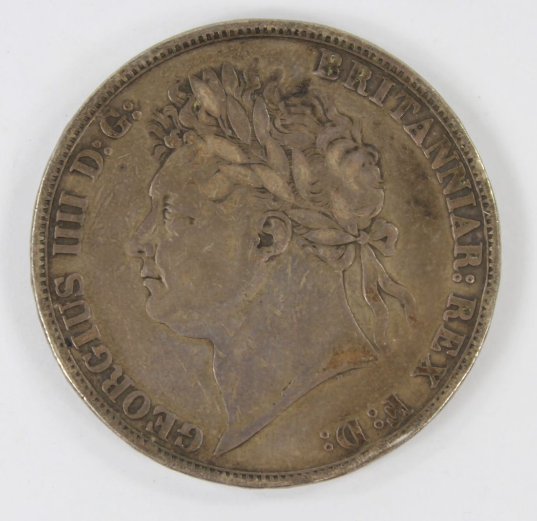 Great Britain 1821 Silver (925) Crown, good Fine - 2