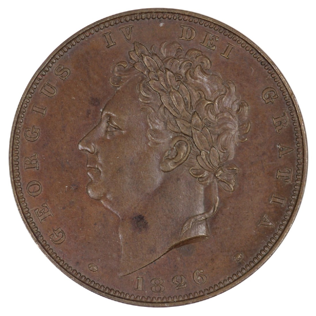 Great Britain 1826 Proof Farthing near FDC - 2
