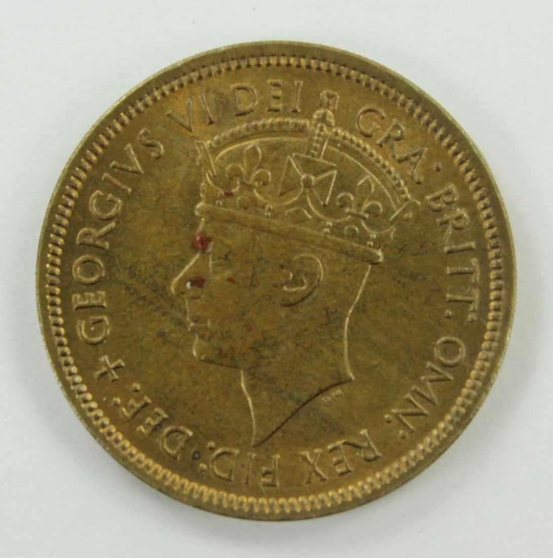 British West Africa 1949 H Shilling, Choice Uncirculated - 2