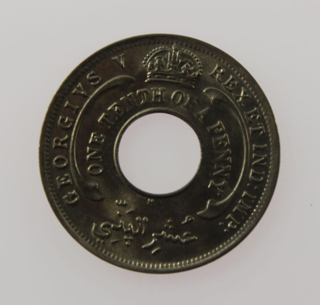 British West Africa 1928 H 1/10 Penny, Gem - 2