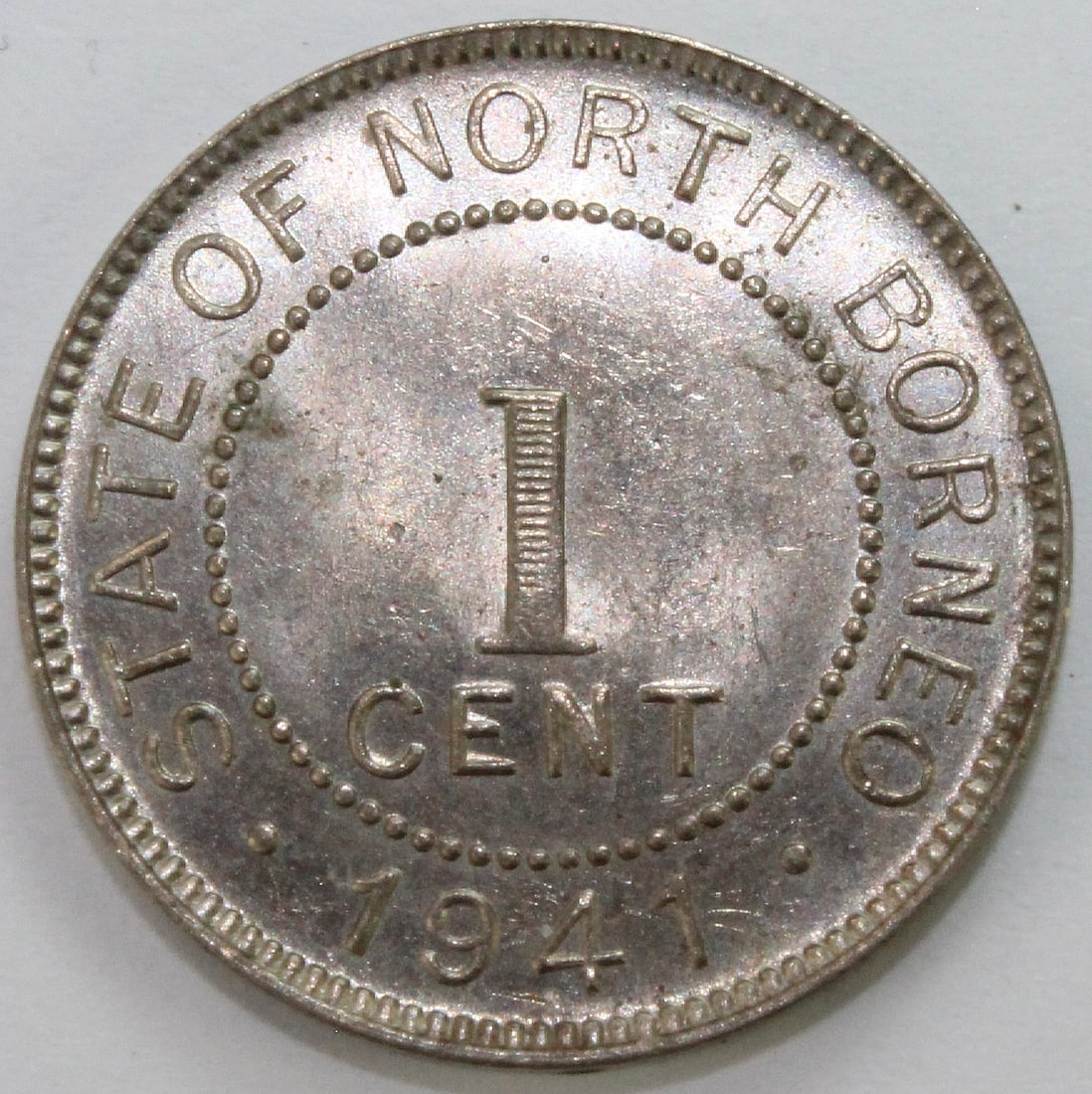 British North Borneo 1941 H Cent, near Gem - 2