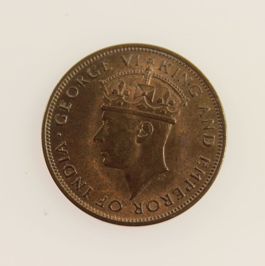 British Honduras 1945 Cent, Choice Uncirculated - 2