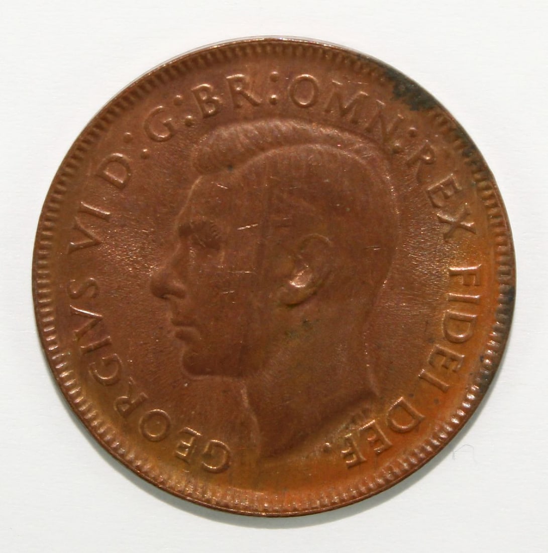 Australia 1951 Y. (P) Halfpenny, Brilliant Uncirculated - 2