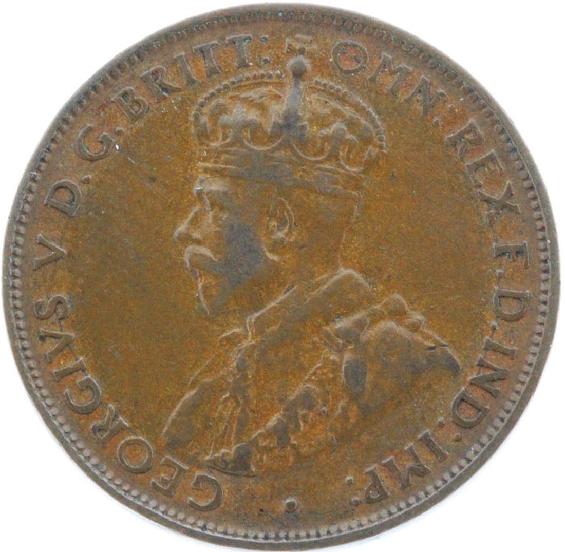 Australia 1923 Halfpenny, about Very Fine - 2