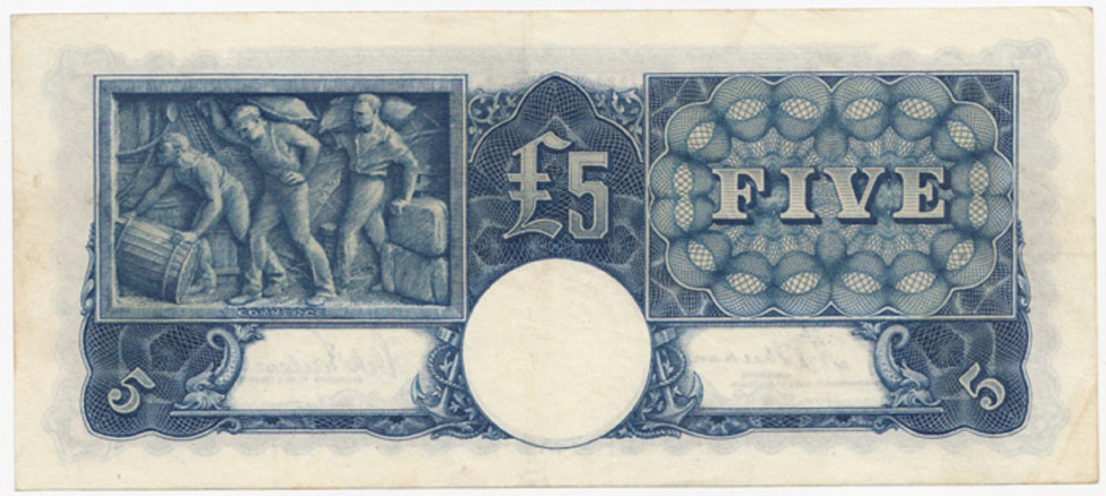 Australia 'Sheehan - McFarlane' £5 (1939), about Extremely Fine - 2