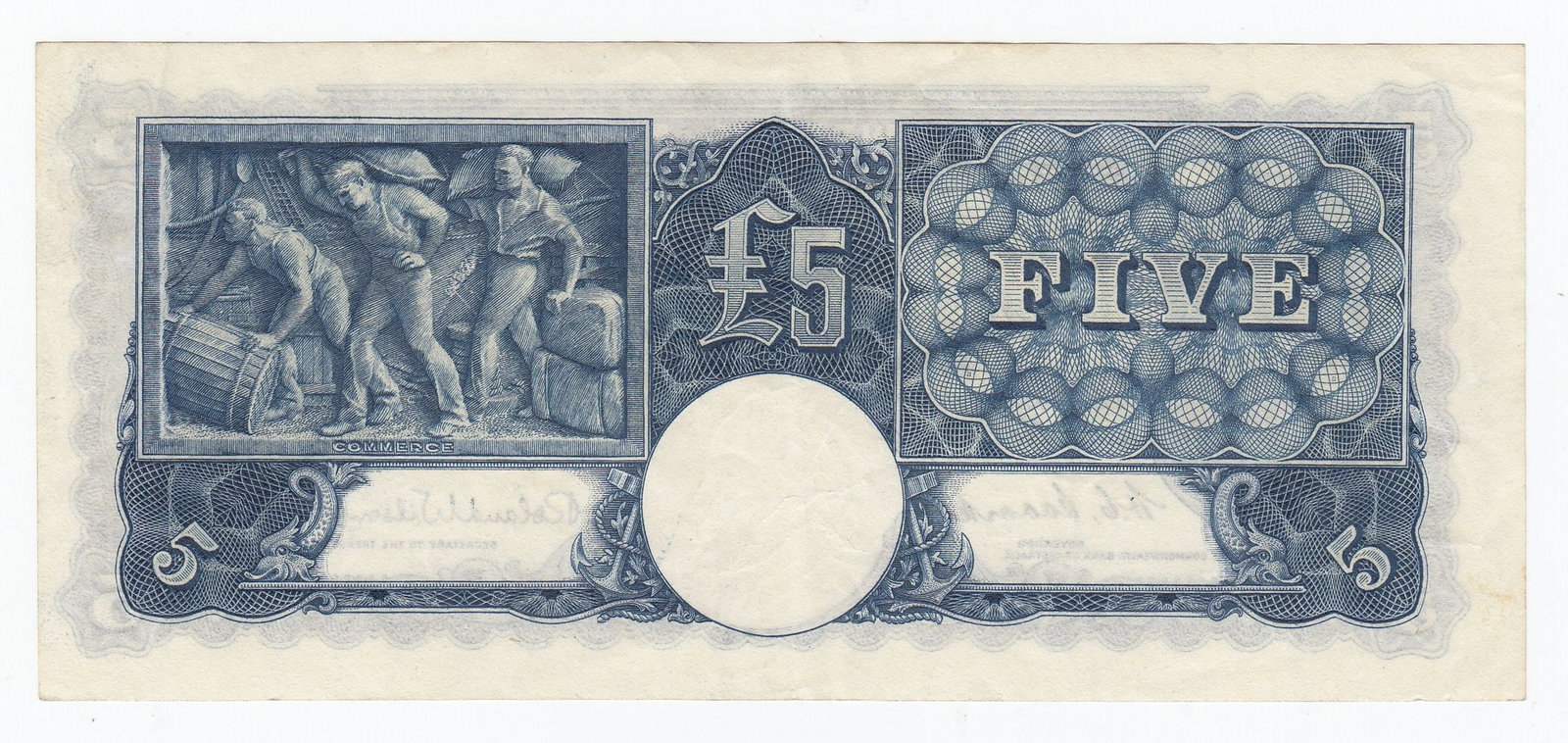 Australia 'Coombs - Wilson' £5 (1952), good Very Fine OPQ - 2