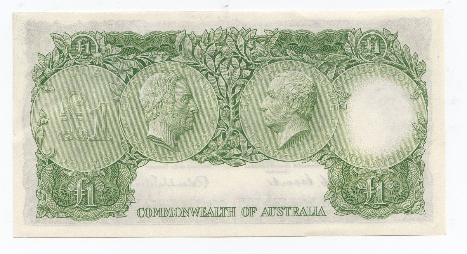 Australia 'Coombs - Wilson' Commonwealth £1 (1953), Uncirculated OPQ - 2