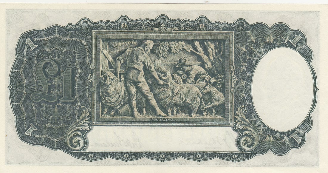 Australia 'Sheehan - McFarlane' £1 (1938), Uncirculated OPQ - 2
