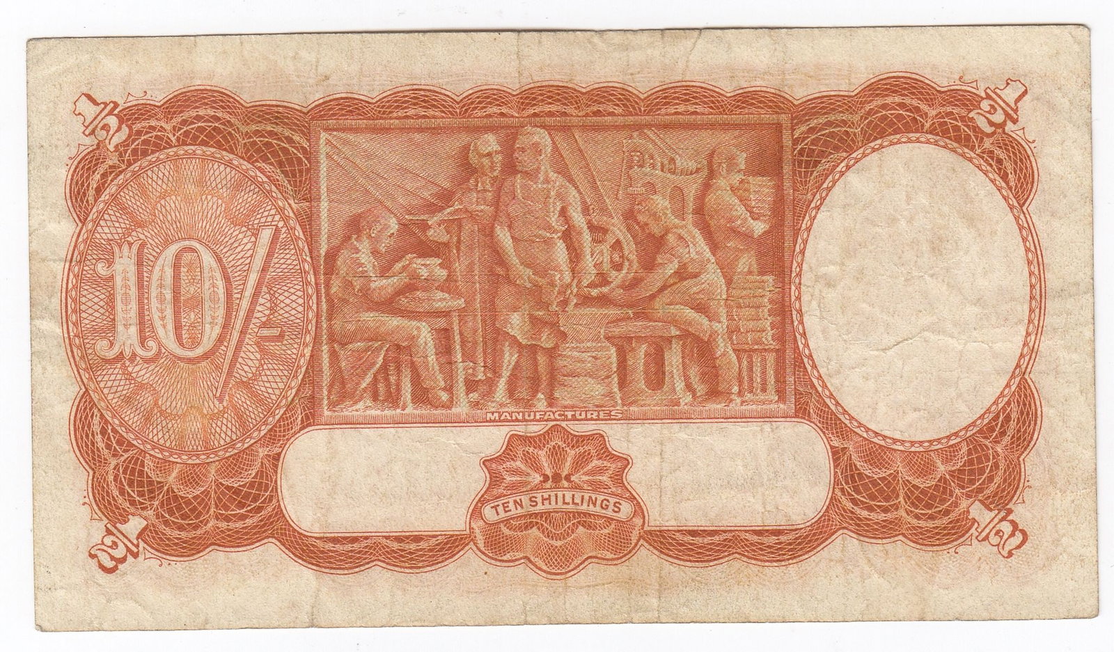 Australia 'Sheehan - McFarlane' 10/- (1939), good Fine - 2