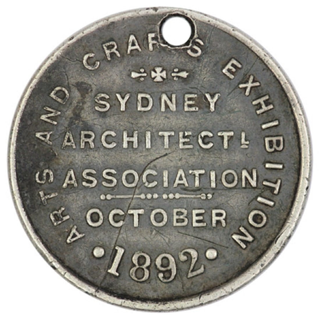Australia 1892 Silver Medalet for the 'Sydney Architect(ura)l Association' Very Fine - 2