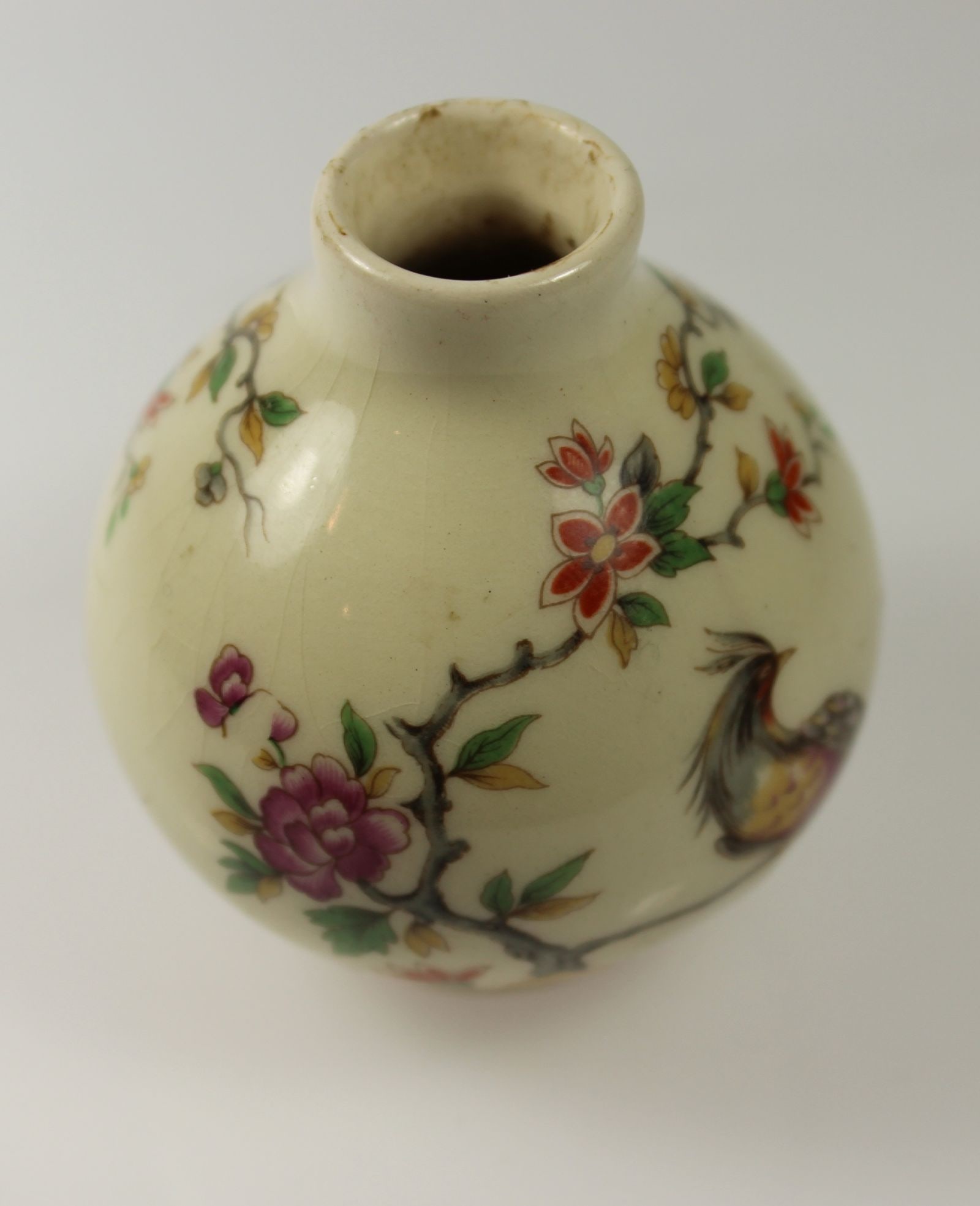 Hand-painted Miniature Japanese Ceramic Vase - 2