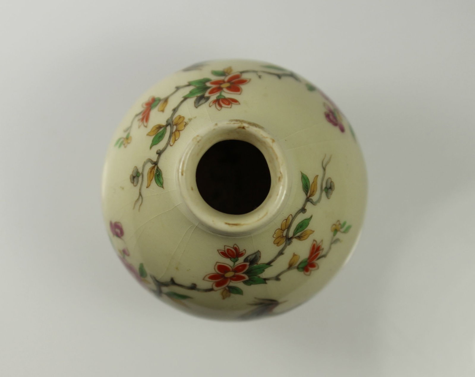 Hand-painted Miniature Japanese Ceramic Vase - 3