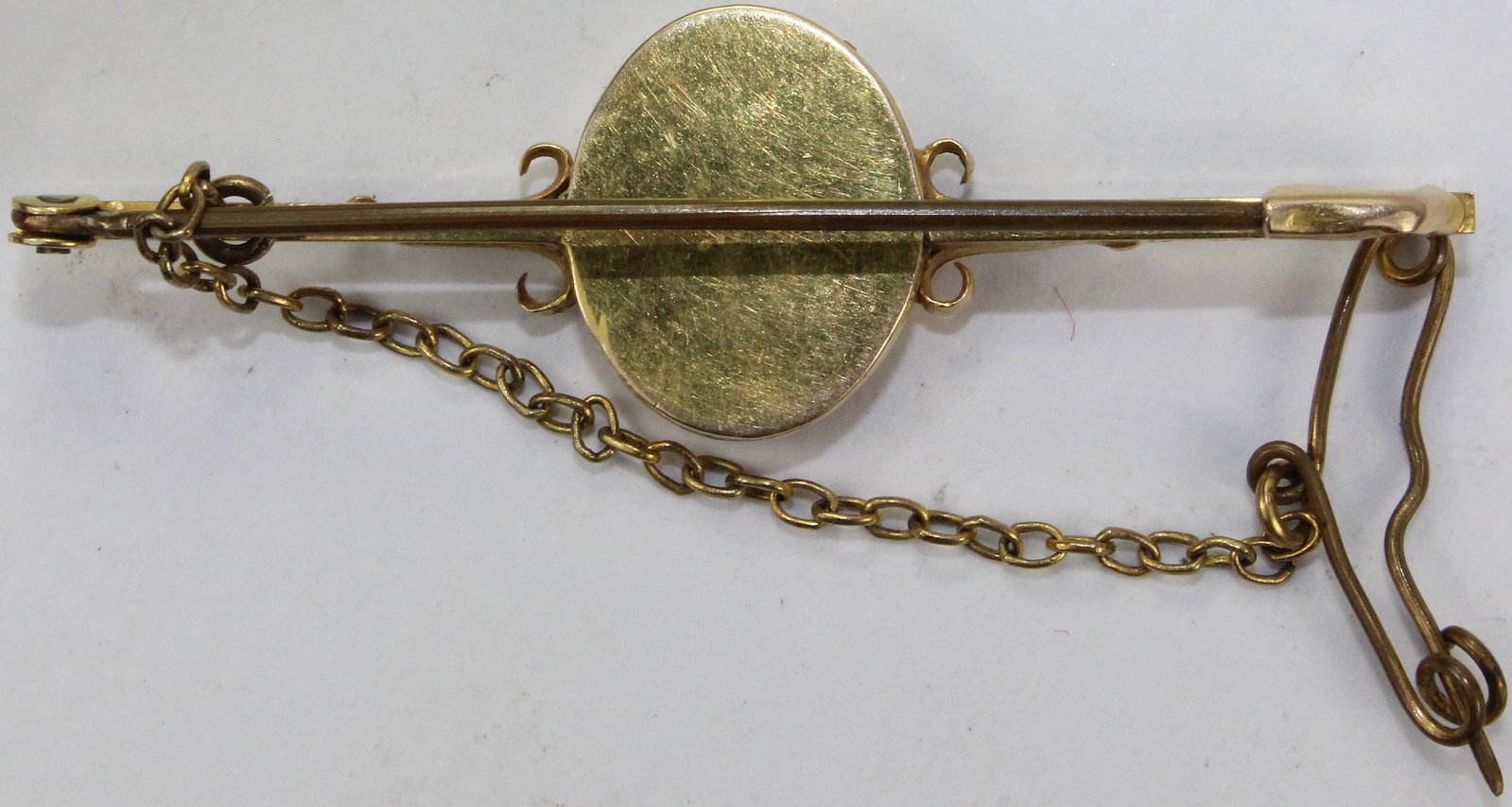 Black Opal Brooch in 9ct Gold - 2