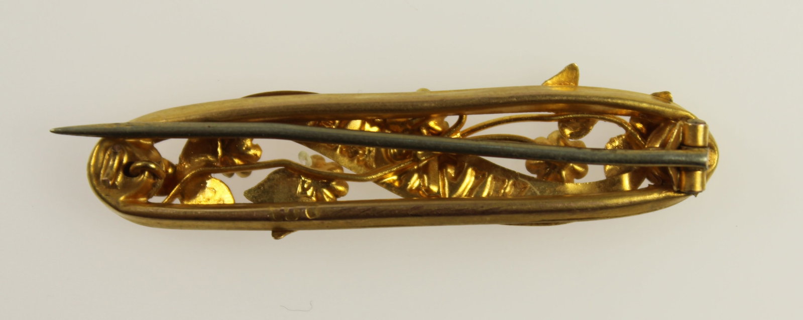 Victorian 'Mizpah' Brooch in 9ct Yellow Gold - 2