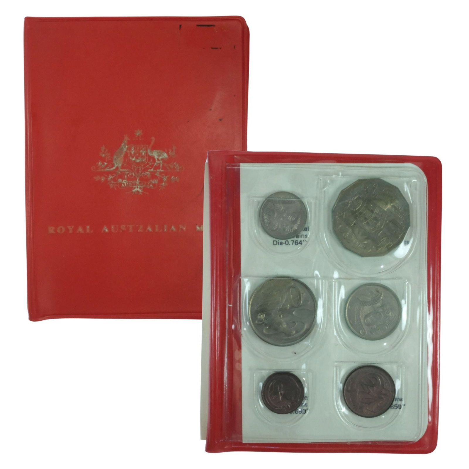 Australia 1974 Mint Set (6 Coins), Uncirculated (1 of 3)