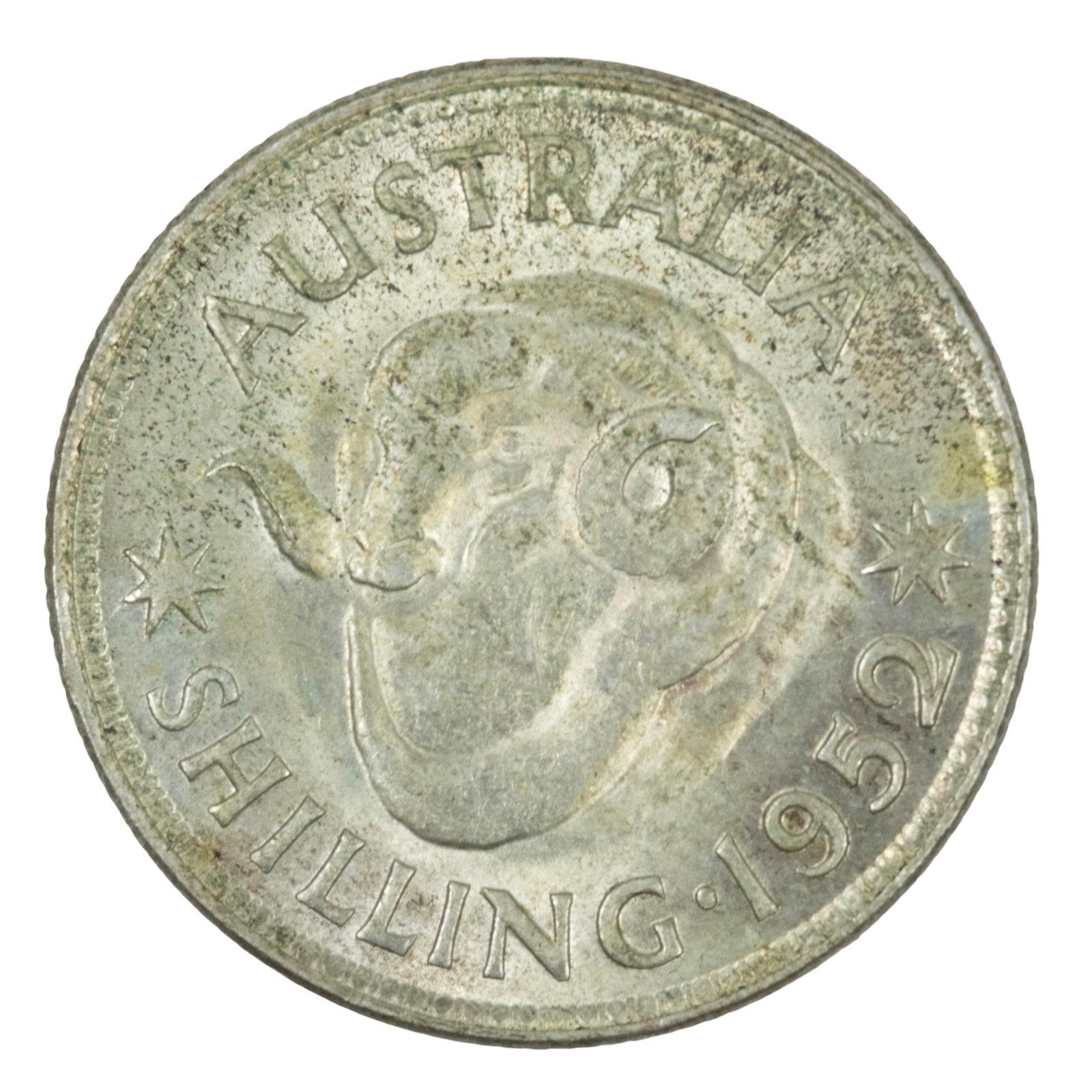 Australia 1952 Shilling, Choice Uncirculated: George VI Medium Coins, Monies & Stamps Exhibited Coins, Australia & New Zealand