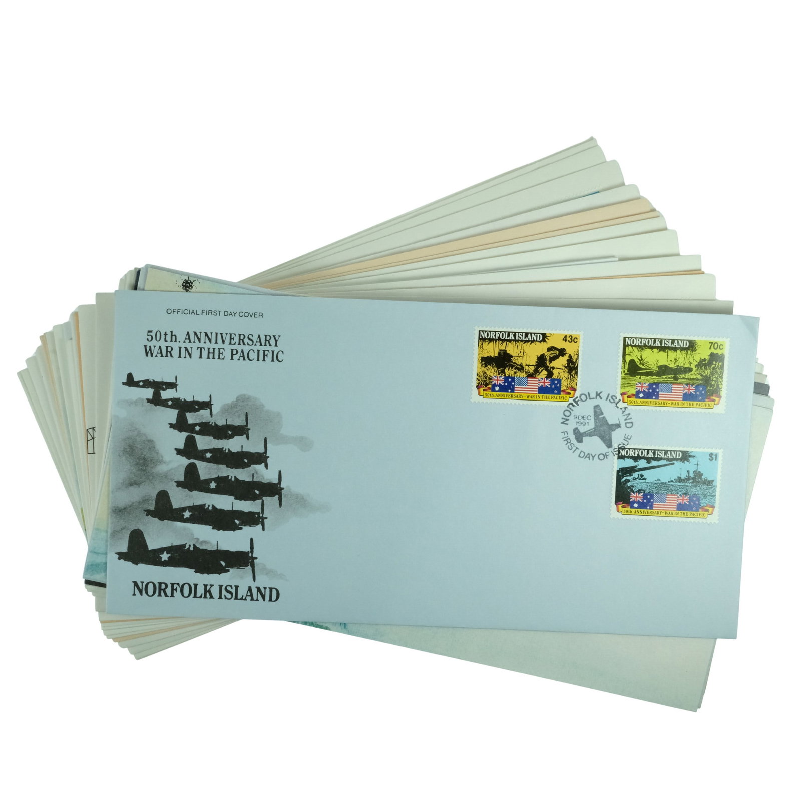 Norfolk Island (Australia) circa 1980-90s First Day Covers, Mint as issued (25 different): No Duplication Medium Coins, Monies & Stamps