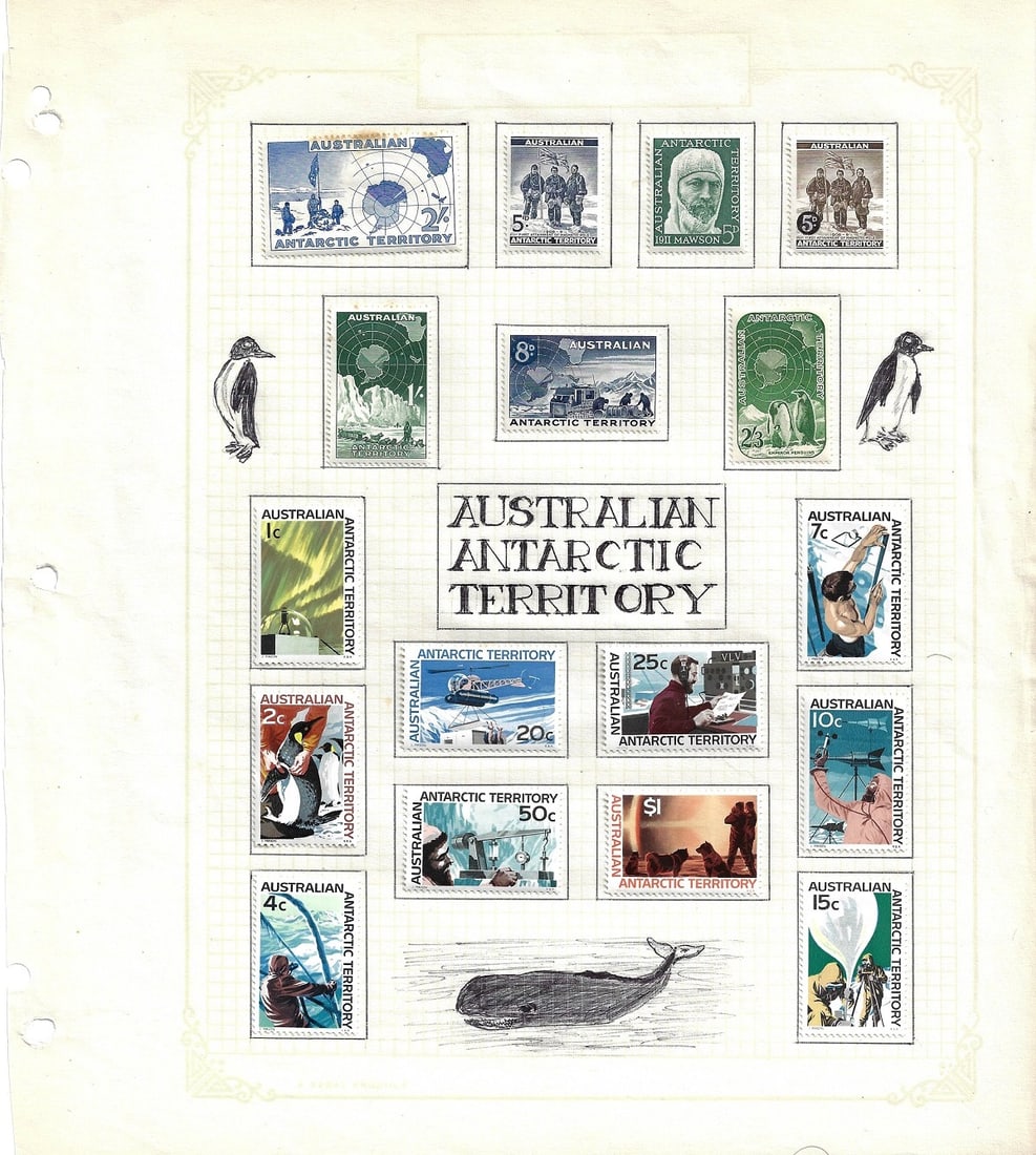 Australian Antarctic Territory 1966-1984 Definitive Stamp Issues (66) - 2