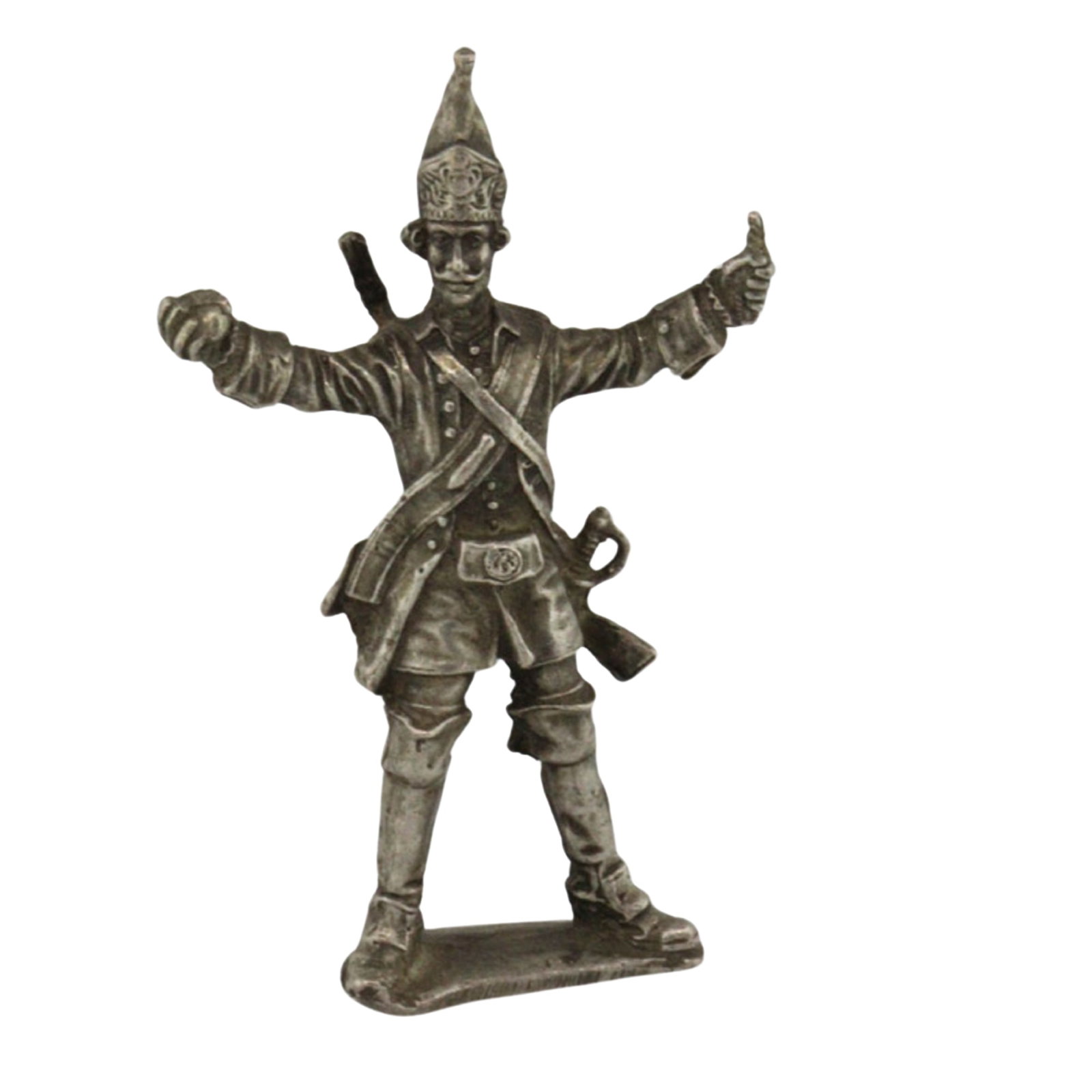 Antique Napoleonic Wars - inspired Toy Soldier in Russian Silver, made circa 1900 (1 of 3)