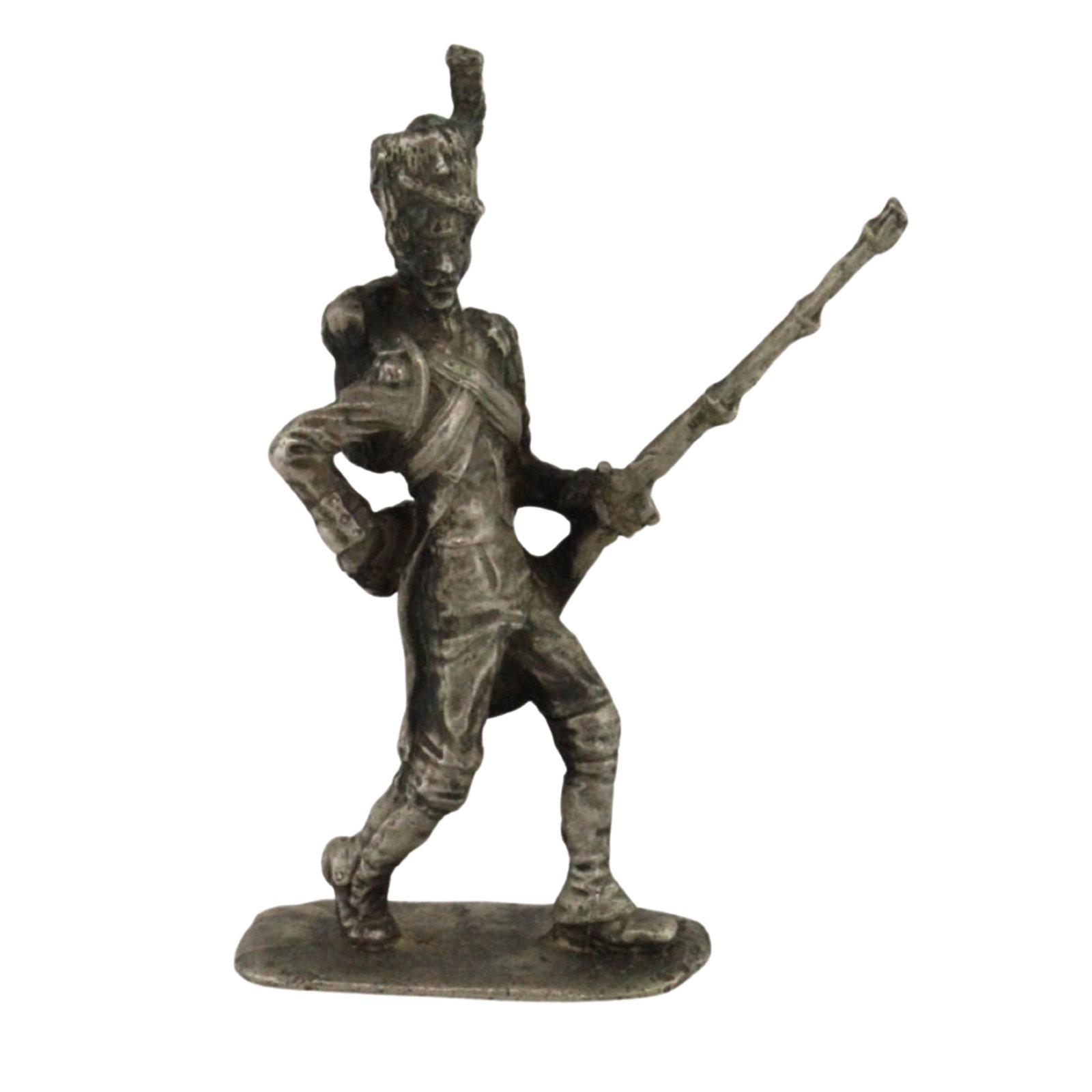 Antique Napoleonic Wars - inspired Toy Soldier in Russian Silver, made circa 1900 (1 of 3)