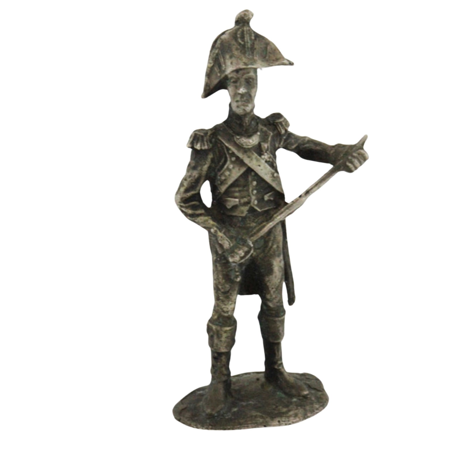 Antique Napoleonic Wars - inspired Toy Soldier in Russian Silver, made circa 1900 (1 of 3)