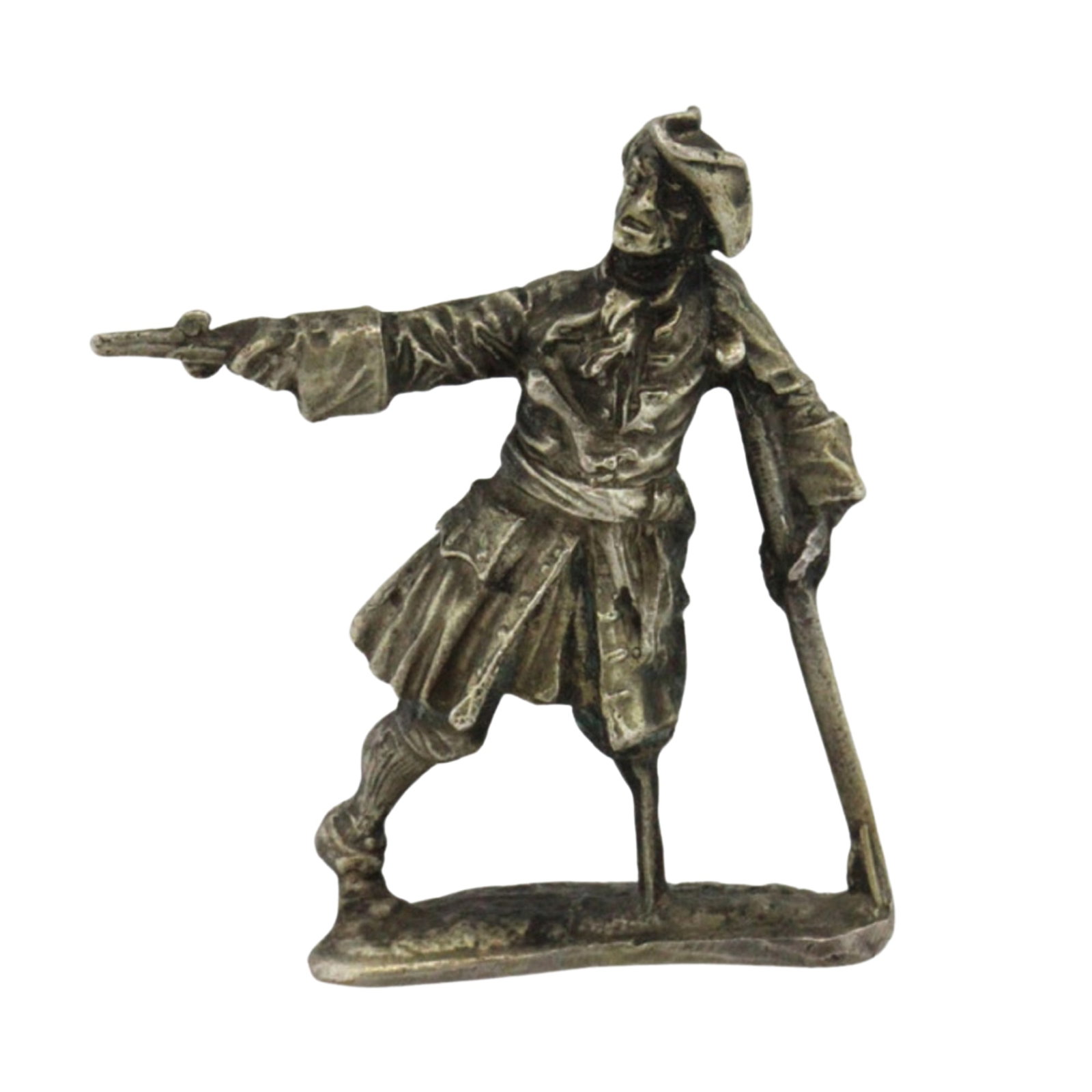 Antique Napoleonic Wars - inspired Toy Soldier in Russian Silver, made circa 1900 (1 of 3)