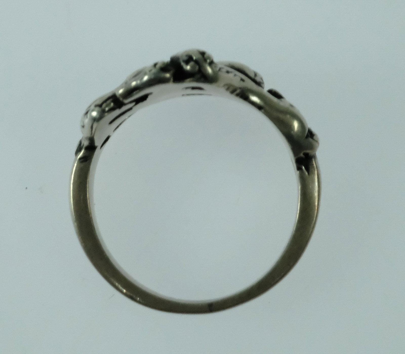 Galloping Horses Ring in Sterling (925) Silver - 4