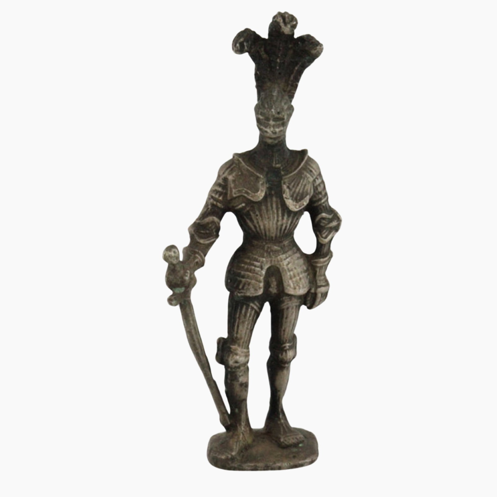 Antique Napoleonic Wars - inspired Toy Soldier in Russian Silver, made circa 1900: (84 Zolotnik - 87.5% Silver) Medium Silver & Vertu Exhibited Silver, Russian