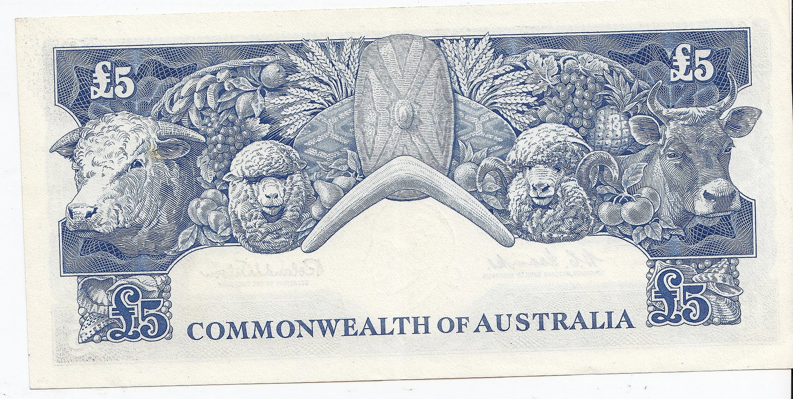 Australia 'Coombs - Wilson' Reserve £5 (1960), good Extremely Fine OPQ - 2