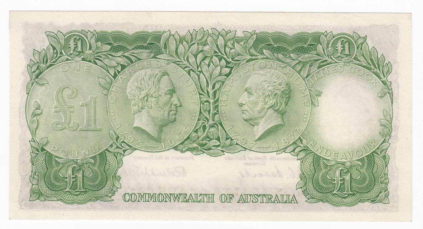Australia 'Coombs - Wilson' Commonwealth (1953) £1, virtually Uncirculated - 2