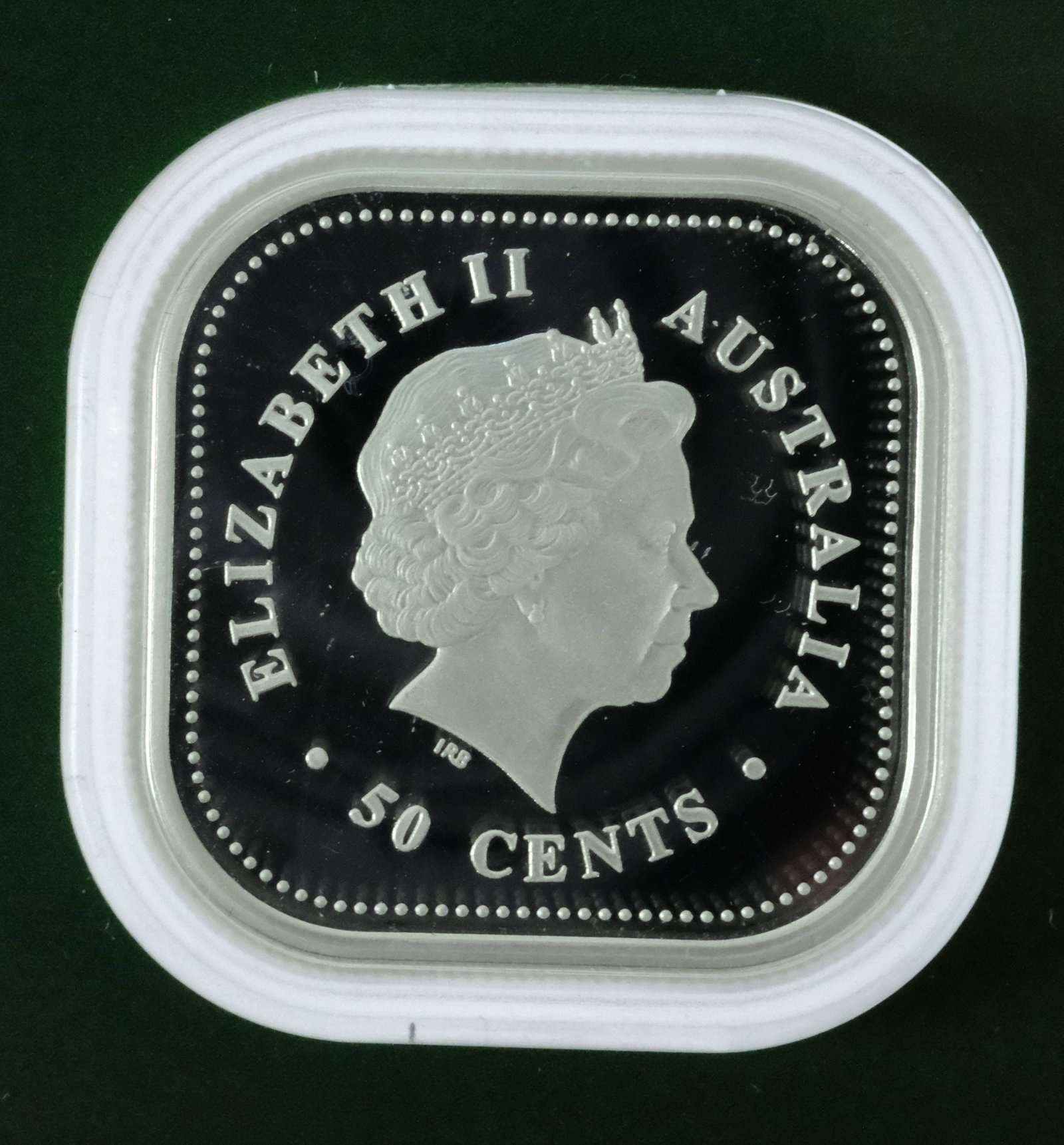 Australia 2002 Silver (999) Square 'Kookaburra' 50c, Uncirculated - 3