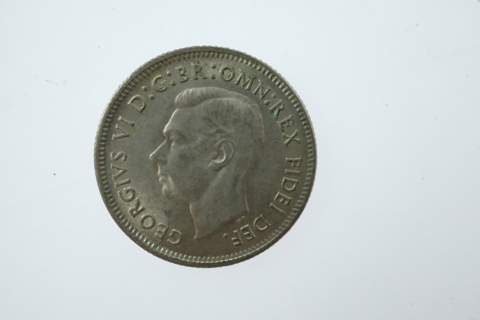 Australia 1952 Silver (500) Silver Shilling, Uncirculated - 2