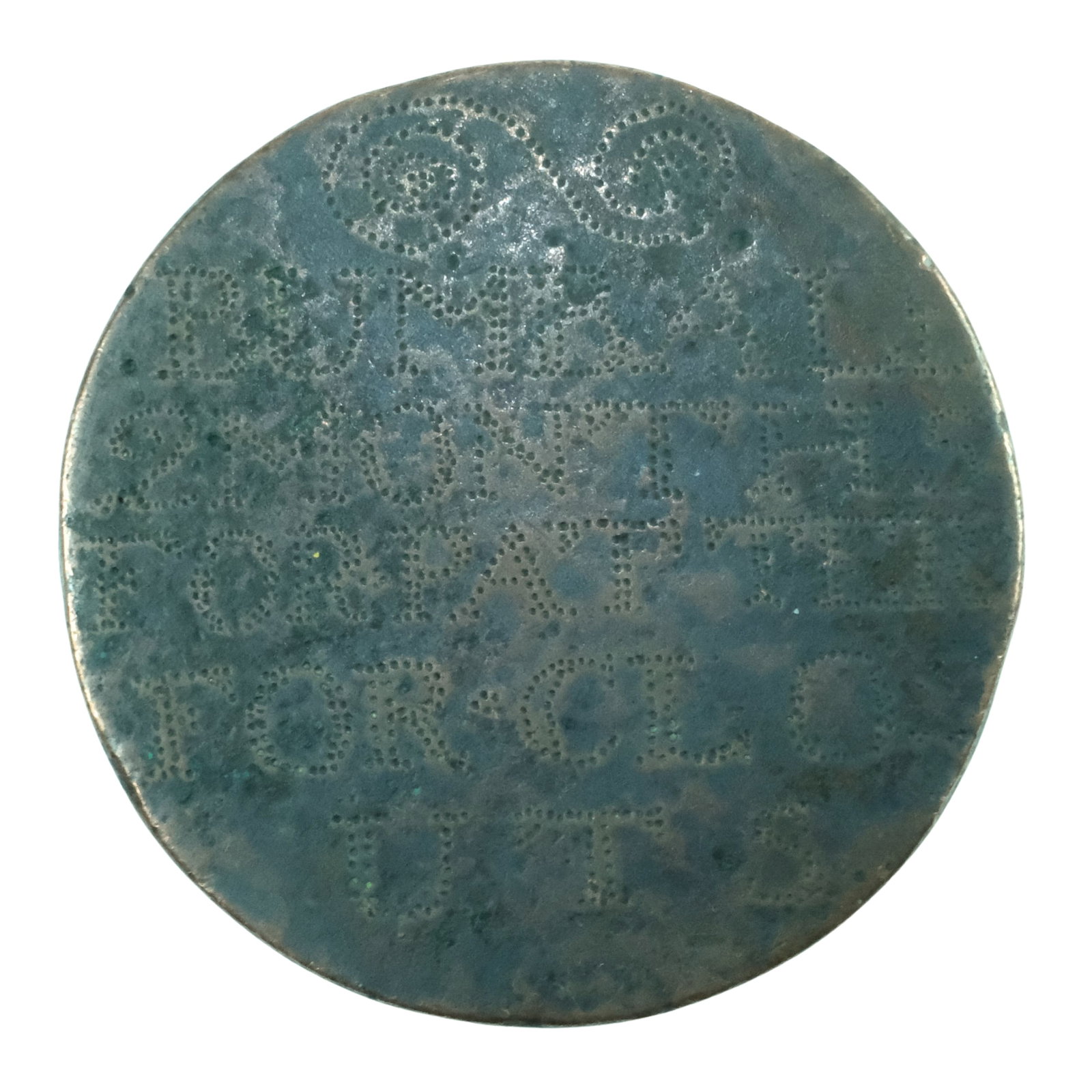 Australia circa 1843 Convict Love Token Mary Garrett alias Jones (Age 32) on 1797 1d Coin Engraved: Obv: "MARY / GARRET / LOVE AND / LIBERTY / 1843", Rev: "BUMBAL / 2 MONTHS / FOR PATTER / FOR CLOS / UTS" Size Diameter 36mm Literature Mary Garret(t) going by the alias of Jones, was a 32-year-old