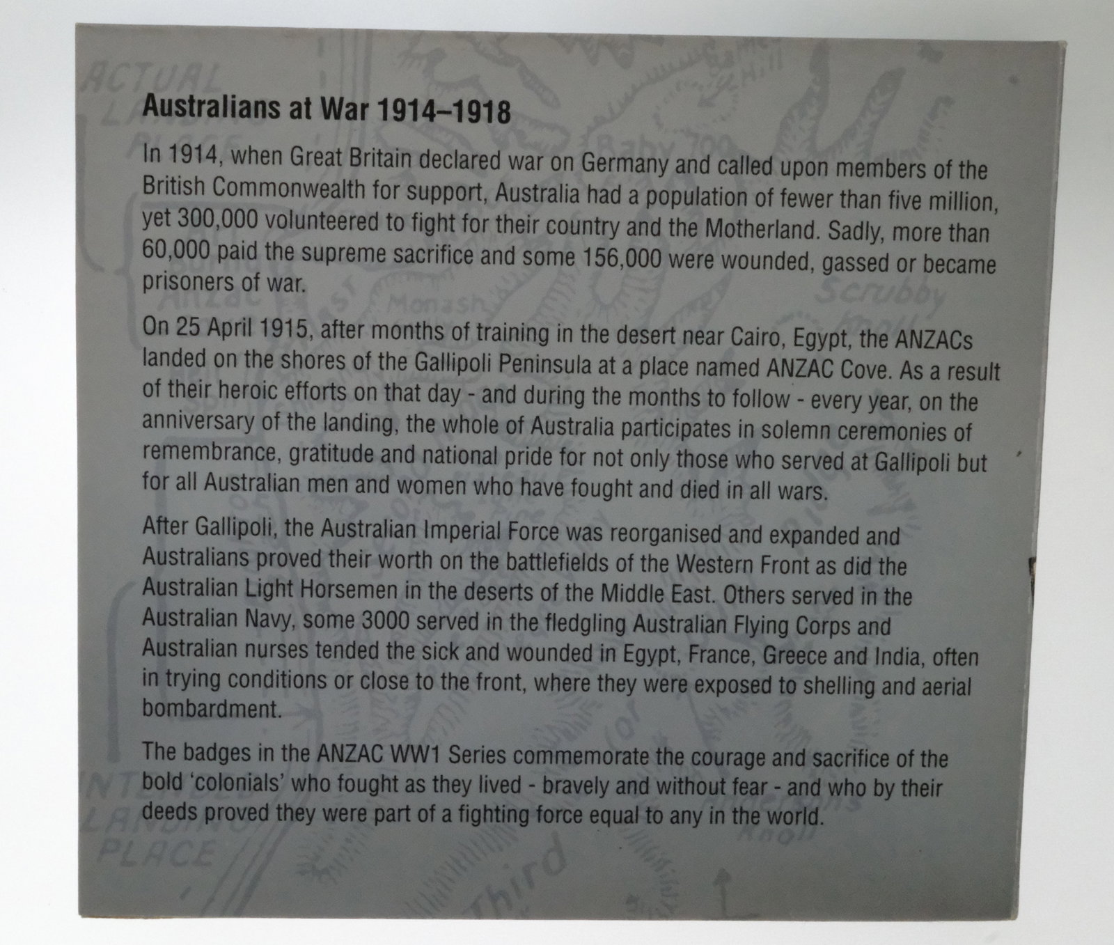 Australia 'ANZAC WWI' Badges & Pins (6) - 2