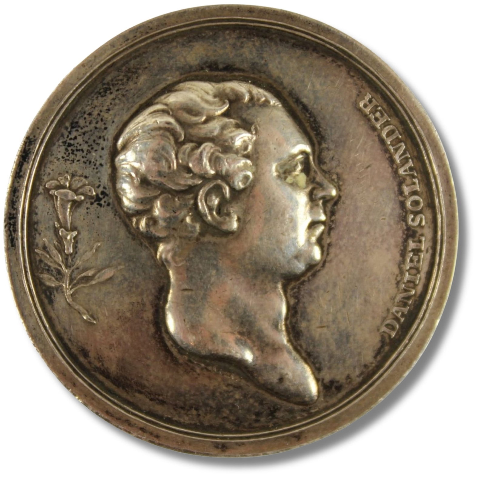 Sweden / Australia (1778) 'Daniel Solander' Commemorative Medal in Silver, about Uncirculated detail: Extremely Rare Size Diameter 37mm Condition Lightly polished Medium Collectables Literature Daniel Solander, like his patron Sir Joseph Banks, was fortunate to be born in a time o