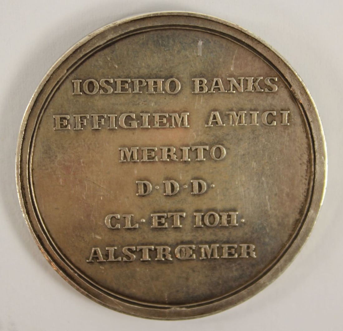 Sweden / Australia (1778) 'Daniel Solander' Commemorative Medal in Silver, about Uncirculated detail - 2
