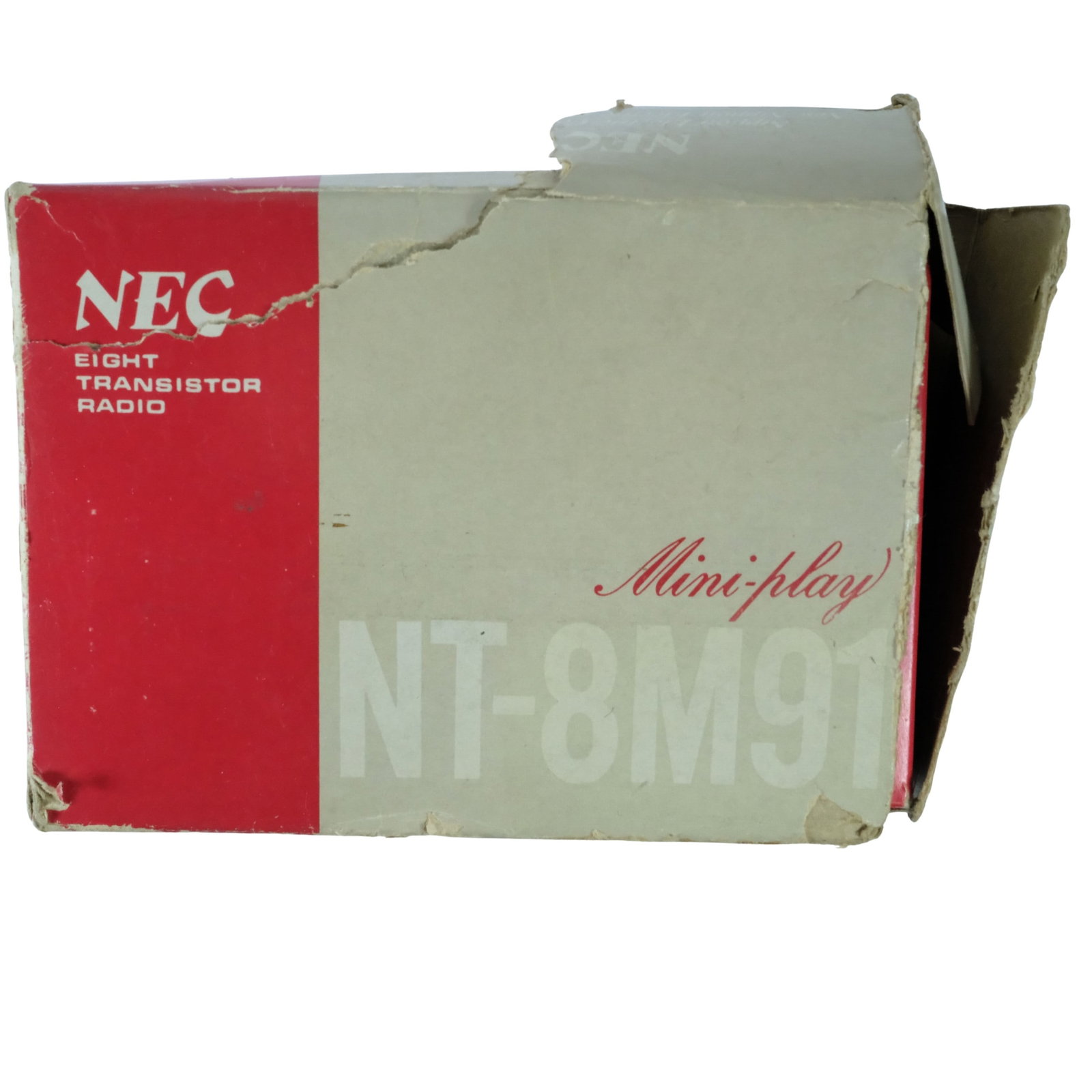 NEC Mini-play Ultra Compact Eight Transistor Radio, As New in Original Box. circa 1960's (1 of 8)