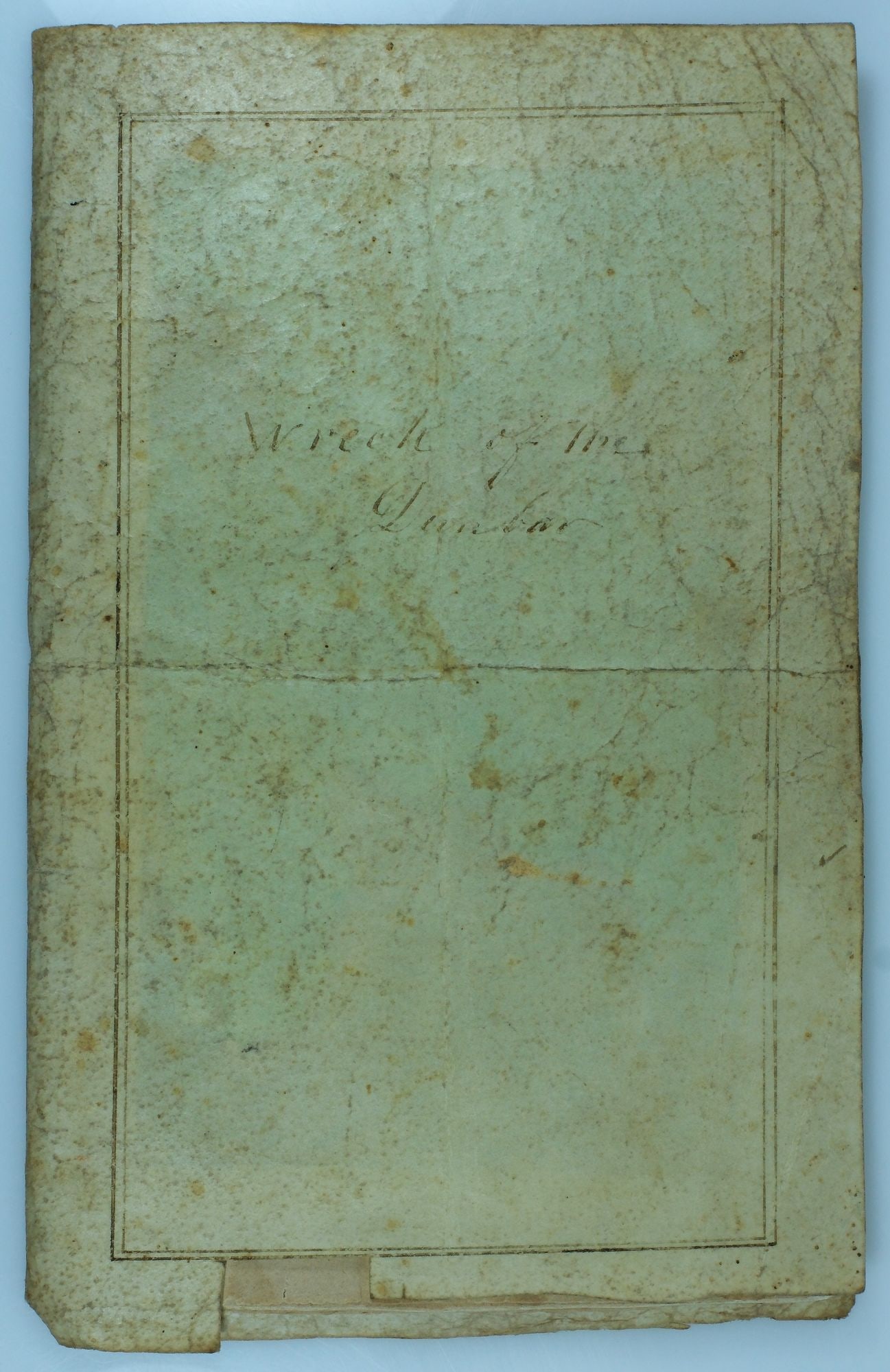 James Fryer, 'Wreck of the Dunbar - A Narrative of the Melancholy Wreck of the Dunbar' (1857) - 2