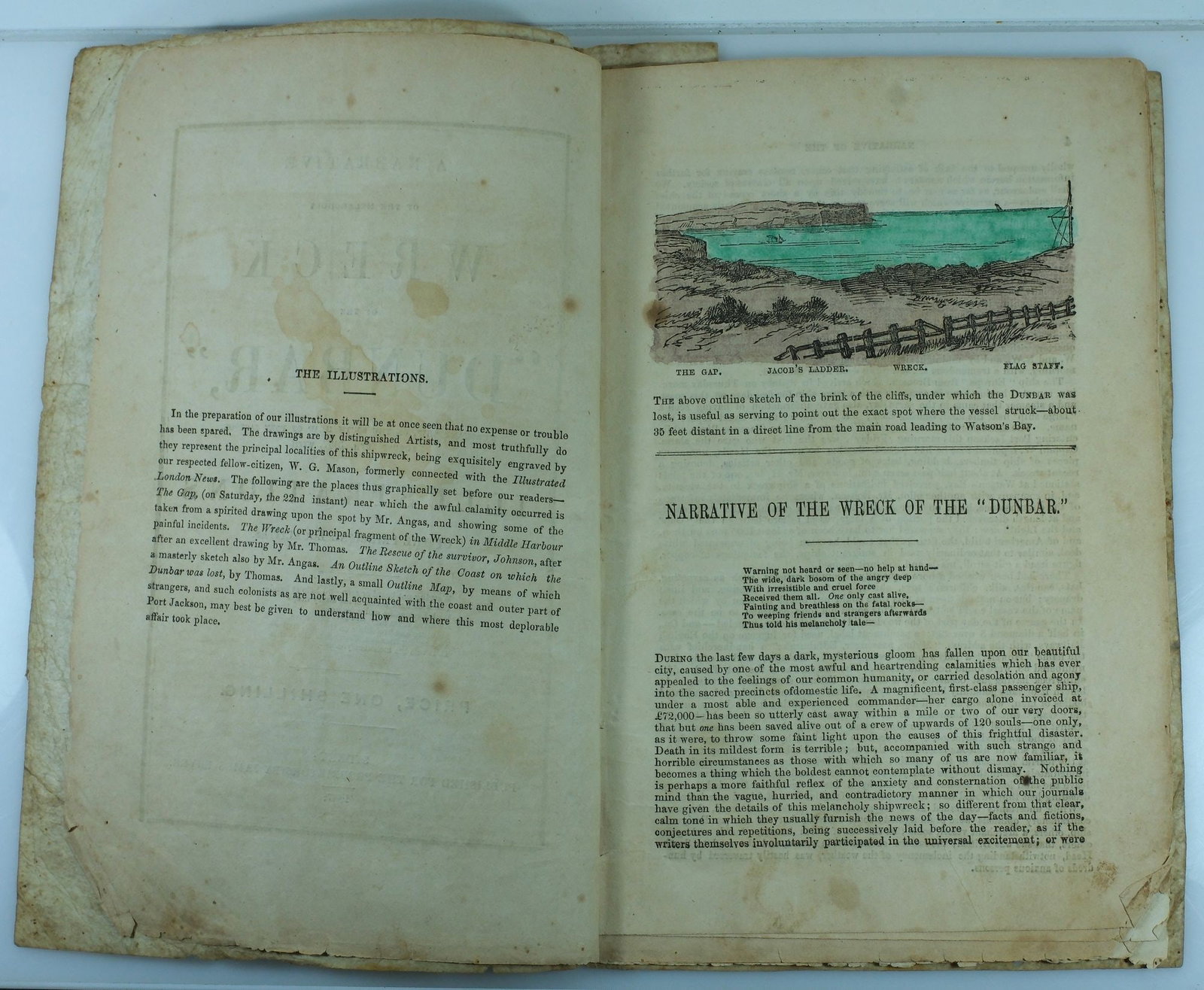 James Fryer, 'Wreck of the Dunbar - A Narrative of the Melancholy Wreck of the Dunbar' (1857) - 4