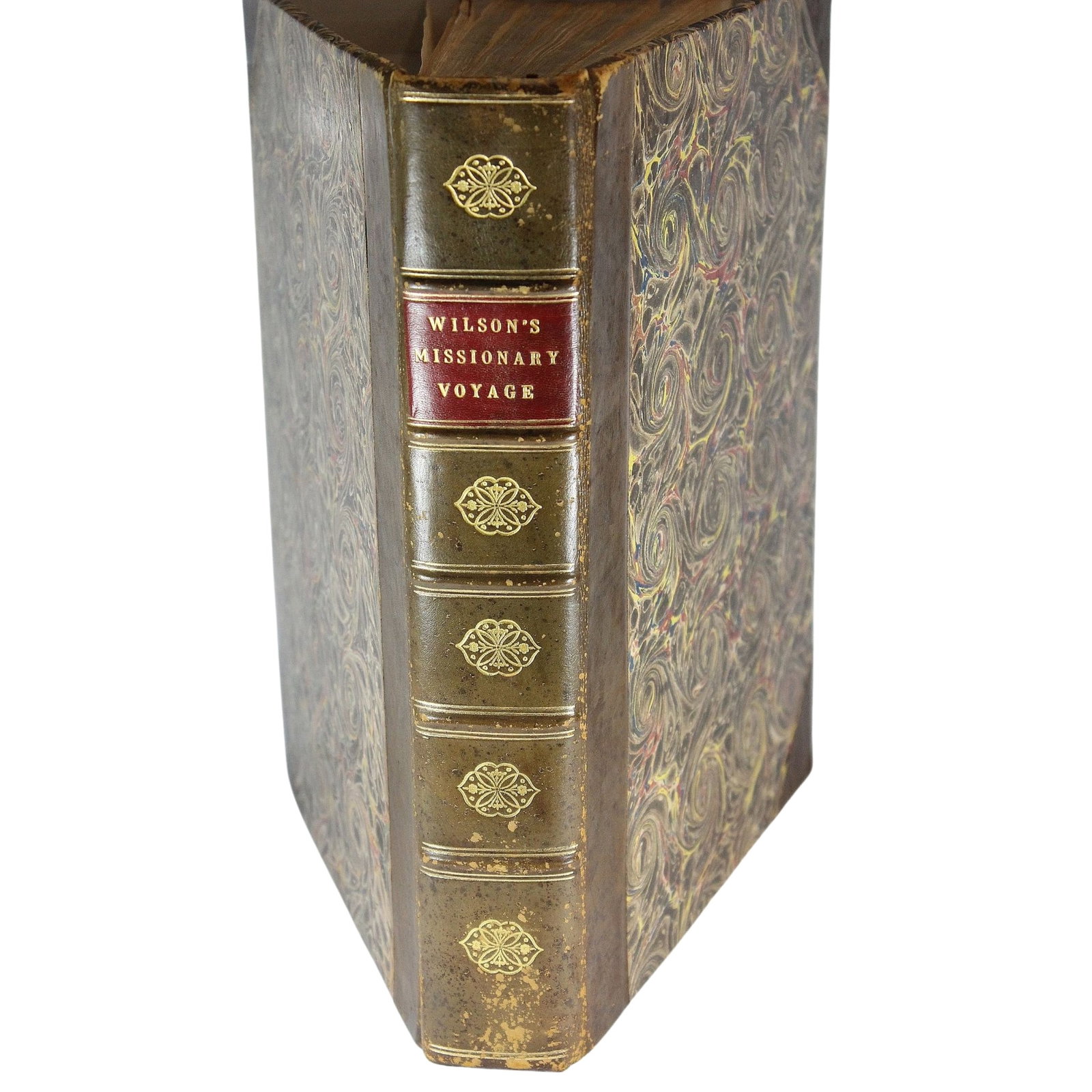 A Missionary Voyage to the Southern Pacific Ocean. In the years 1796, 1797, 1798 in the Ship Duff': First Edition printed by S Gosnell for T Chapman, 1799 Condition A very clean copy. "R KAY" stamped at top of title page Literature A detailed account of the Captain Wilson's voyage in the 'Ship Duff'