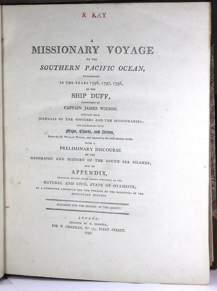 A Missionary Voyage to the Southern Pacific Ocean. In the years 1796, 1797, 1798 in the Ship Duff' - 2