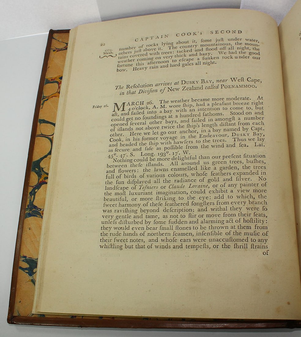 A Voyage Round the World in the Years MDCCLXXII, LXXIII, LXXIV, LXXV by Captain James Cook - 6