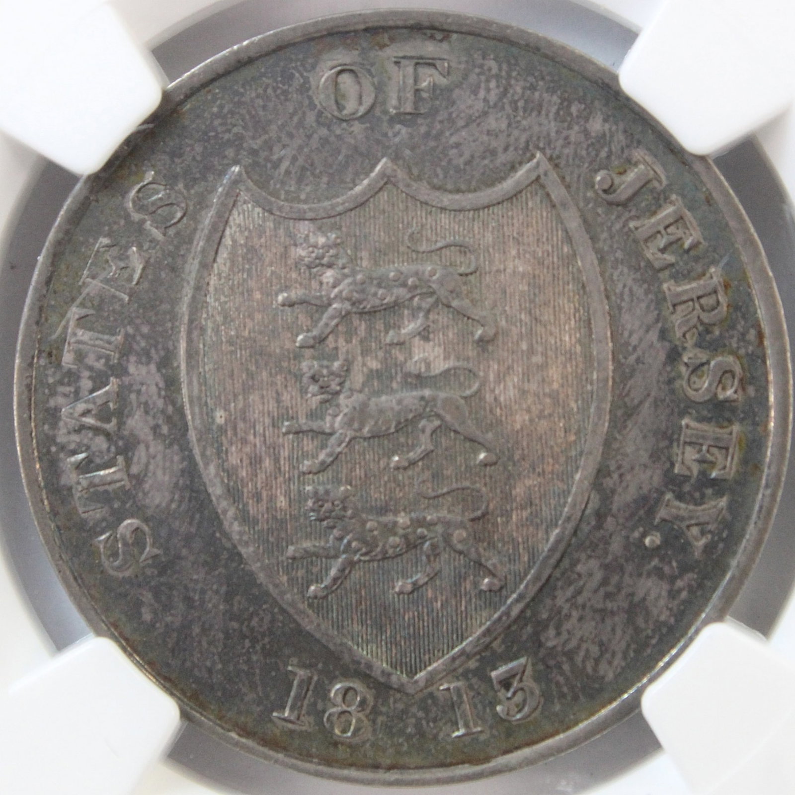 Jersey 1813 3 Shilling Token, NGC MS62: Scarce this nice Medium Coins, Monies & Stamps Provenance Ex Jerome Remick Collection. Spink (London) 11/06 Part Lot 749